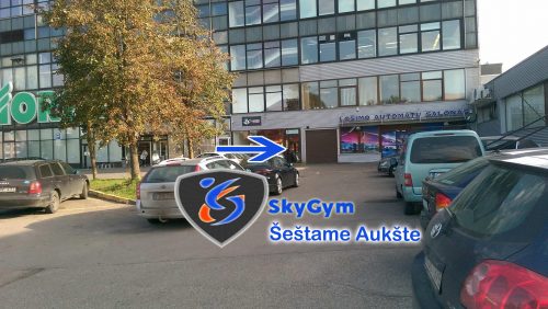 Kaip rasti sporto klubą „SkyGym“