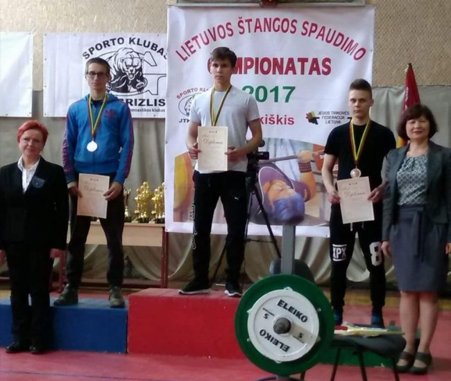 Domantas Bujokas daugkartinis prizininkas